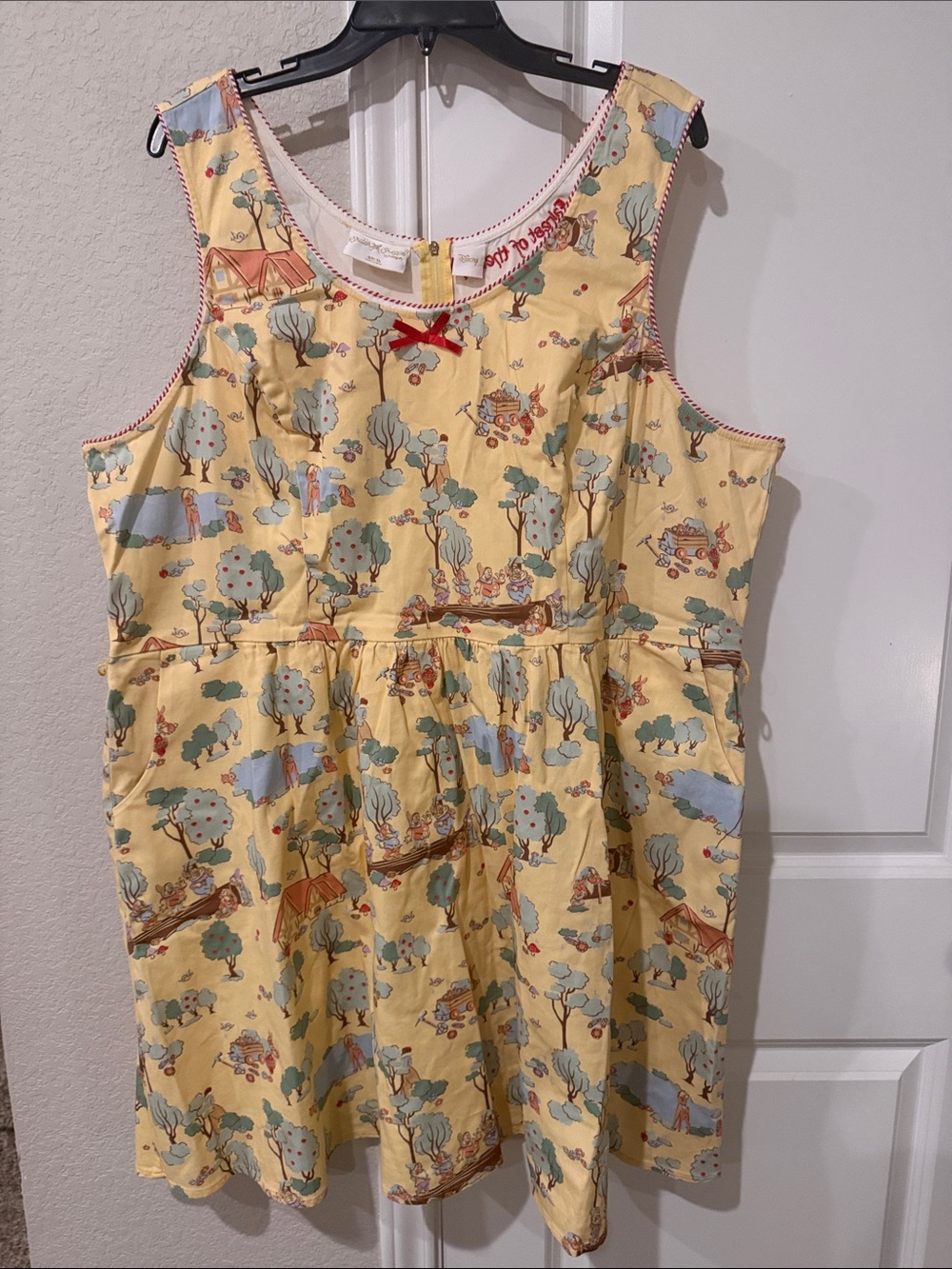 Stitch Shoppe Disney Snow White Forest Print "Olivia" Tank Dress (No Belt)